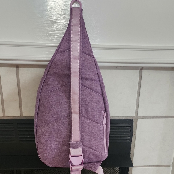 Vera Bradley Sling Backpack in ReActive Pale Orchid Heather - Picture 5 of 11